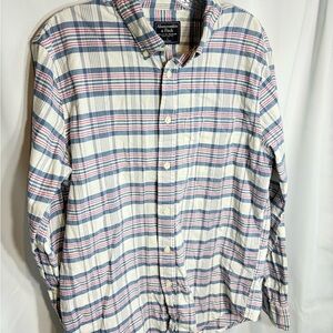 Abercrombie & Fitch Vtg Button Up Long Sleeve Y2K 2000s Mens Shirt Size Large